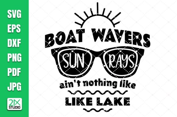Boat Waves SVG: A Designer's Take on Summer Embroidery