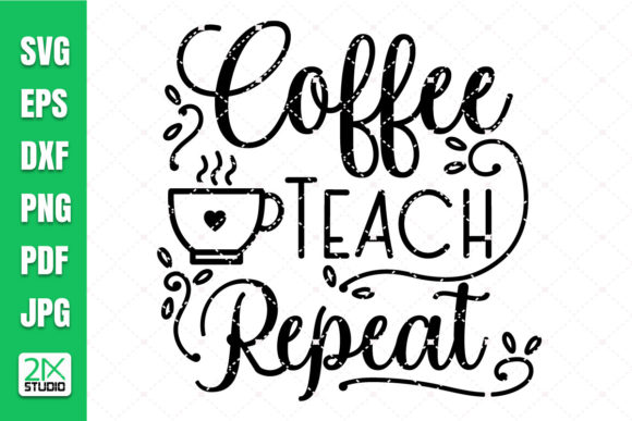 Coffee Teacher SVG: A Designer's Take on Stitching the Perfect Gift