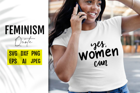 Feminist SVG Quote: A Designer's Review