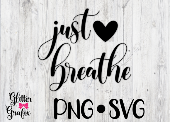 Just Breath SVG Quote: A Designer's Take on Stitching Serenity