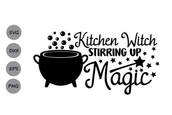 Kitchen Witch Stirring Magic SVG: A Designer's Review