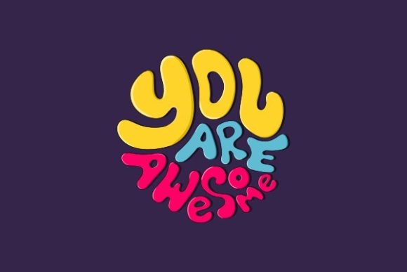 Review: You Are Awesome SVG Quote Lettering for Embroidery